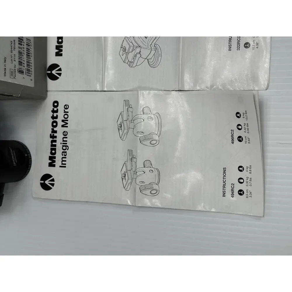 Manfrotto 322RC2 Joystick Head‎ Short